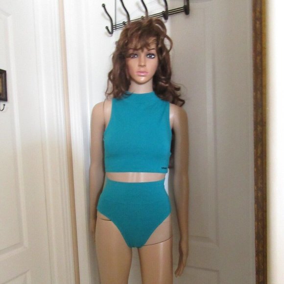 Vintage 2 Piece Bra /Tank Top Le FunSkin Medium - Picture 10 of 13